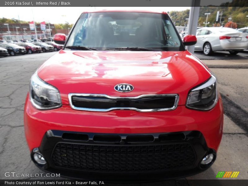 Inferno Red / Black 2016 Kia Soul !