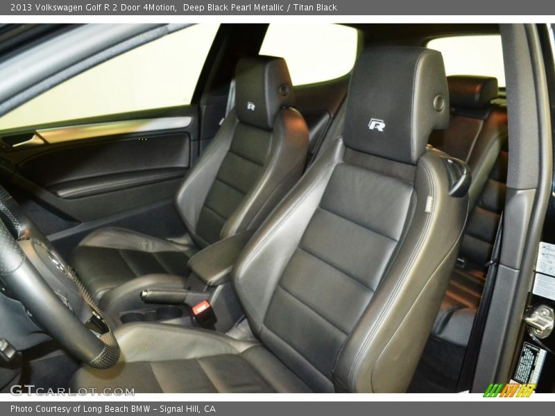 Deep Black Pearl Metallic / Titan Black 2013 Volkswagen Golf R 2 Door 4Motion