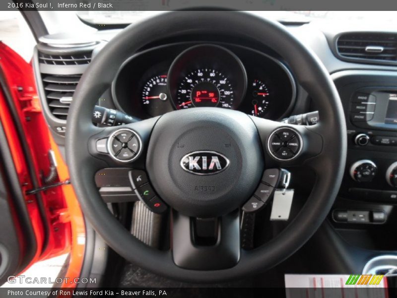 Inferno Red / Black 2016 Kia Soul !