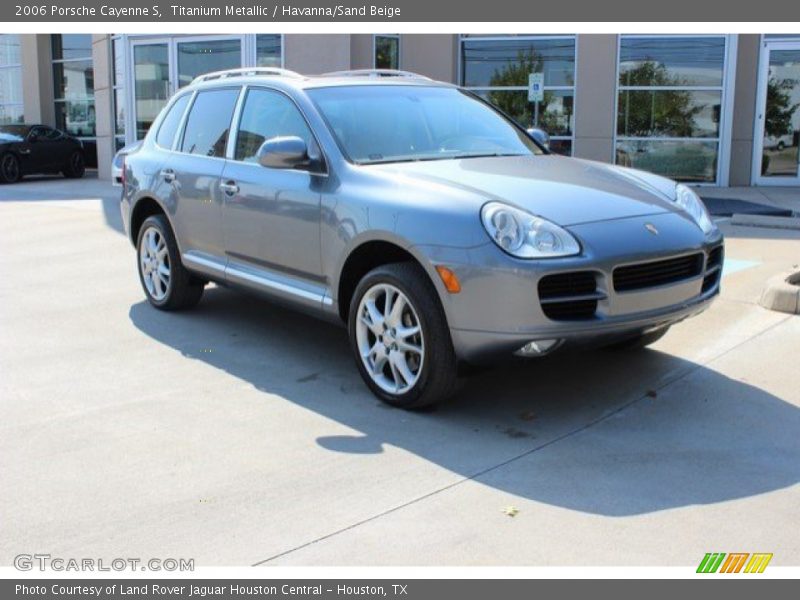 Titanium Metallic / Havanna/Sand Beige 2006 Porsche Cayenne S