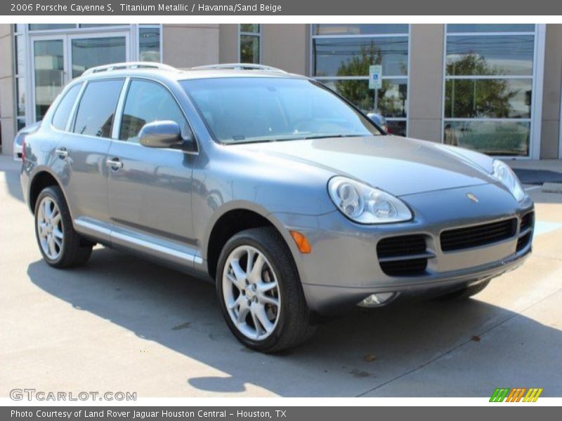 Titanium Metallic / Havanna/Sand Beige 2006 Porsche Cayenne S