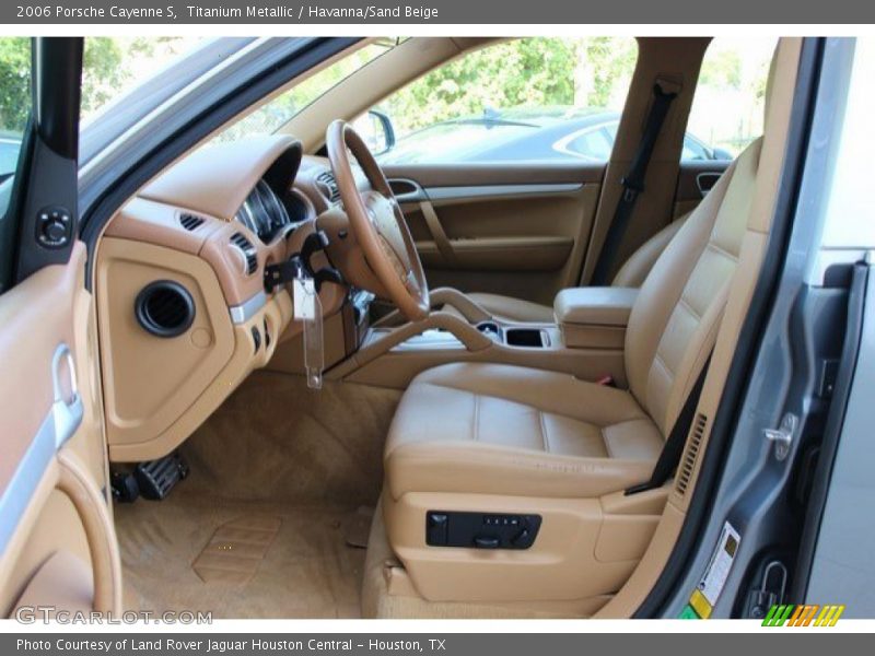 Titanium Metallic / Havanna/Sand Beige 2006 Porsche Cayenne S