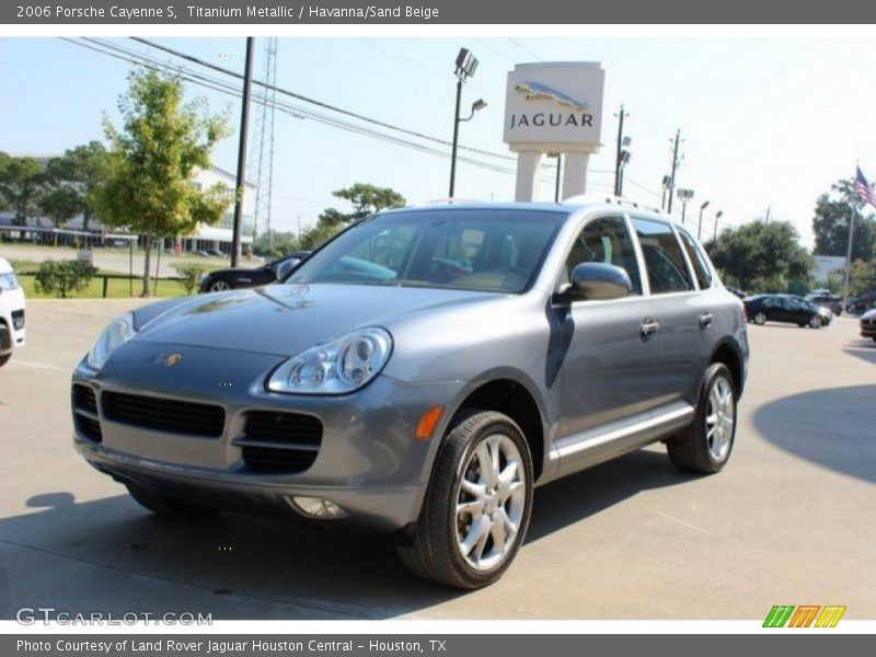 Titanium Metallic / Havanna/Sand Beige 2006 Porsche Cayenne S