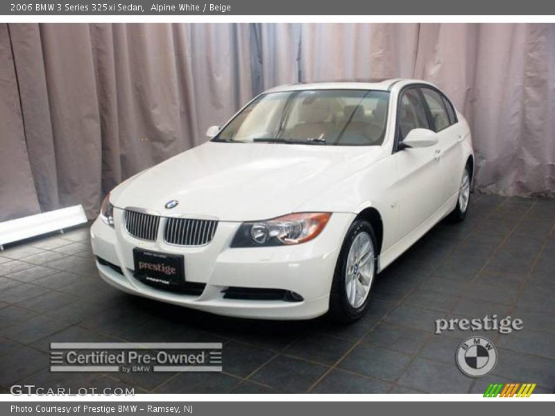 Alpine White / Beige 2006 BMW 3 Series 325xi Sedan