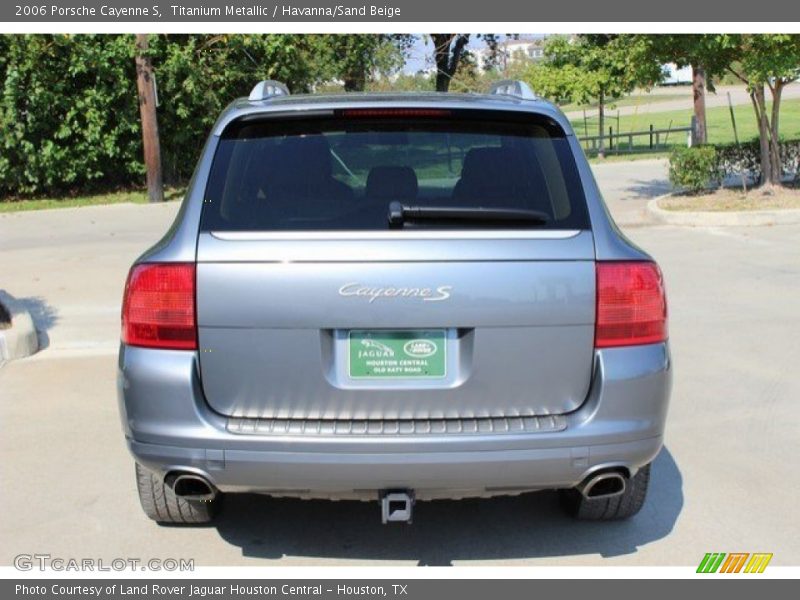 Titanium Metallic / Havanna/Sand Beige 2006 Porsche Cayenne S