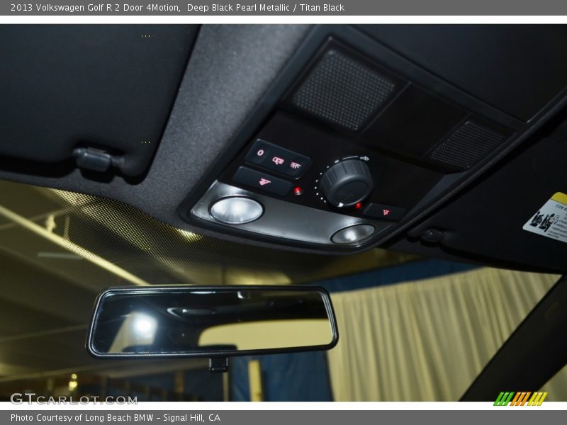 Deep Black Pearl Metallic / Titan Black 2013 Volkswagen Golf R 2 Door 4Motion