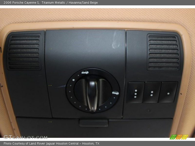 Titanium Metallic / Havanna/Sand Beige 2006 Porsche Cayenne S