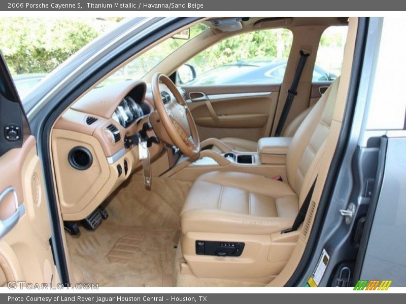 Titanium Metallic / Havanna/Sand Beige 2006 Porsche Cayenne S