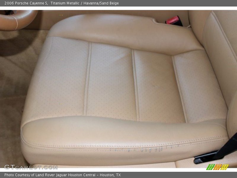 Titanium Metallic / Havanna/Sand Beige 2006 Porsche Cayenne S