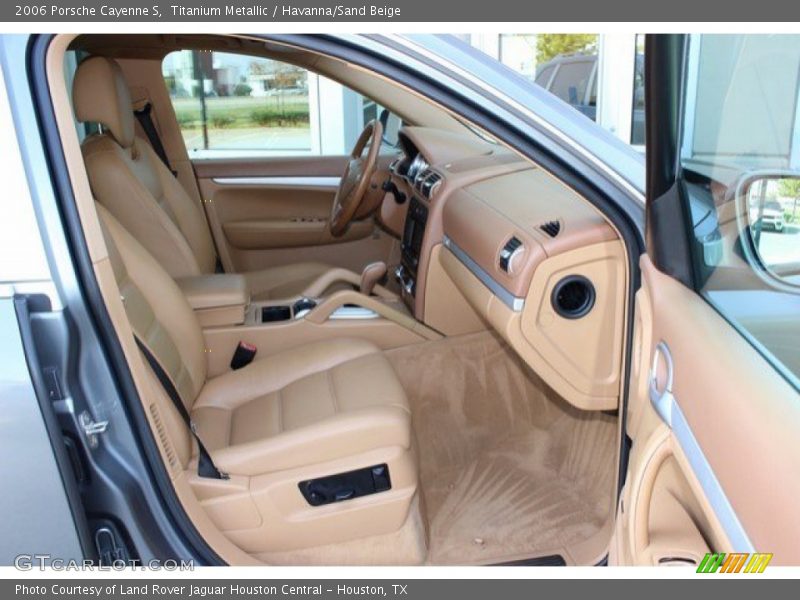 Titanium Metallic / Havanna/Sand Beige 2006 Porsche Cayenne S