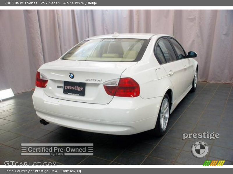 Alpine White / Beige 2006 BMW 3 Series 325xi Sedan