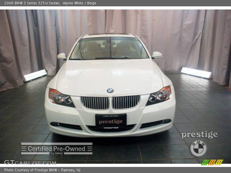 Alpine White / Beige 2006 BMW 3 Series 325xi Sedan