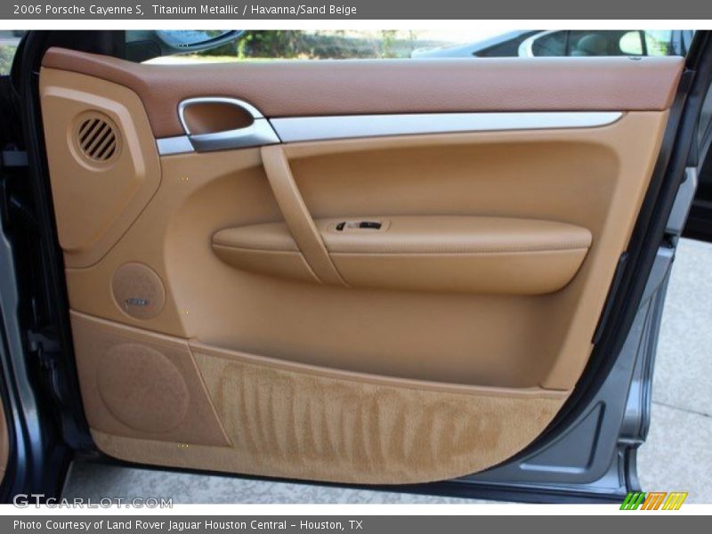 Titanium Metallic / Havanna/Sand Beige 2006 Porsche Cayenne S