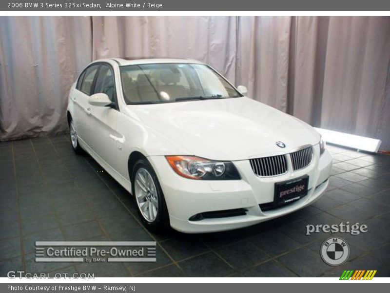 Alpine White / Beige 2006 BMW 3 Series 325xi Sedan