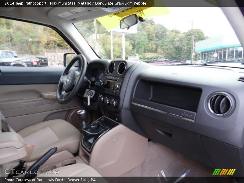 Maximum Steel Metallic / Dark Slate Gray/Light Pebble 2014 Jeep Patriot Sport
