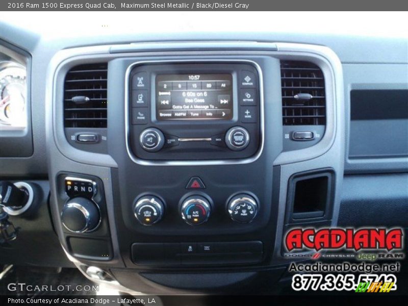 Maximum Steel Metallic / Black/Diesel Gray 2016 Ram 1500 Express Quad Cab