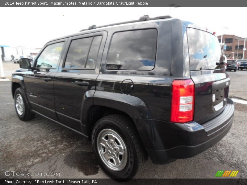 Maximum Steel Metallic / Dark Slate Gray/Light Pebble 2014 Jeep Patriot Sport