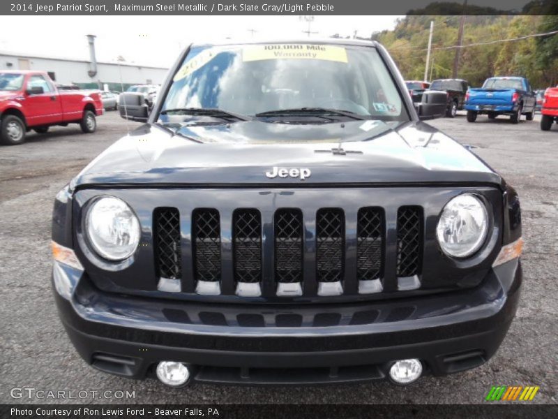 Maximum Steel Metallic / Dark Slate Gray/Light Pebble 2014 Jeep Patriot Sport