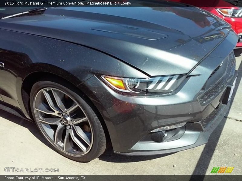 Magnetic Metallic / Ebony 2015 Ford Mustang GT Premium Convertible
