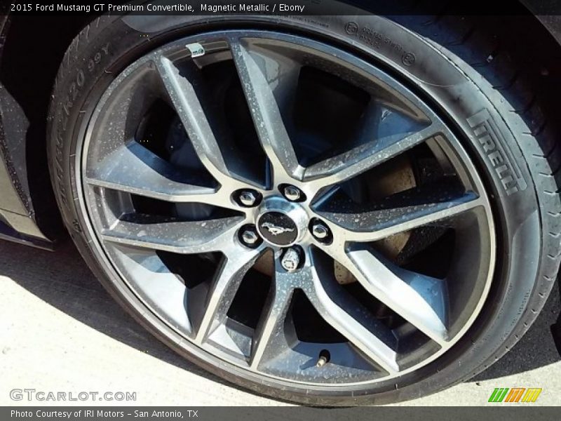 Magnetic Metallic / Ebony 2015 Ford Mustang GT Premium Convertible