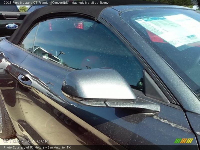 Magnetic Metallic / Ebony 2015 Ford Mustang GT Premium Convertible