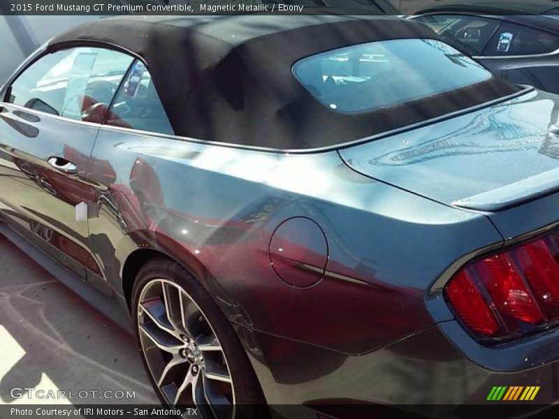 Magnetic Metallic / Ebony 2015 Ford Mustang GT Premium Convertible