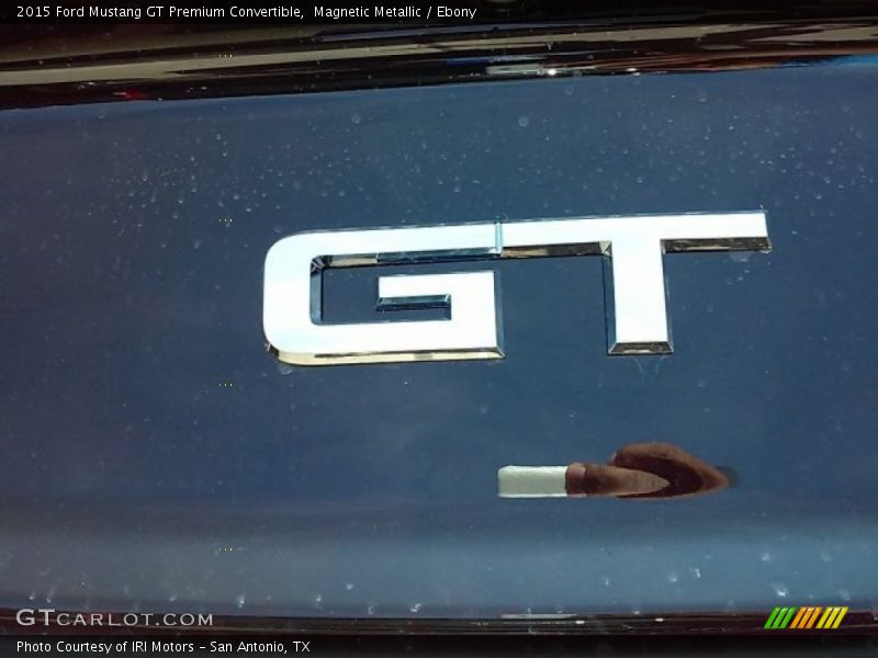 Magnetic Metallic / Ebony 2015 Ford Mustang GT Premium Convertible