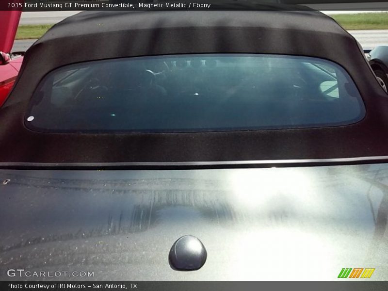 Magnetic Metallic / Ebony 2015 Ford Mustang GT Premium Convertible