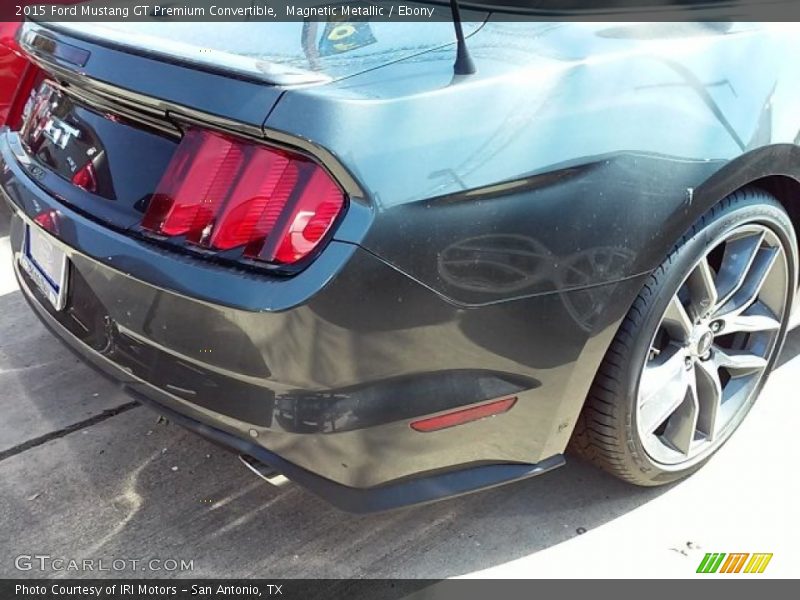 Magnetic Metallic / Ebony 2015 Ford Mustang GT Premium Convertible