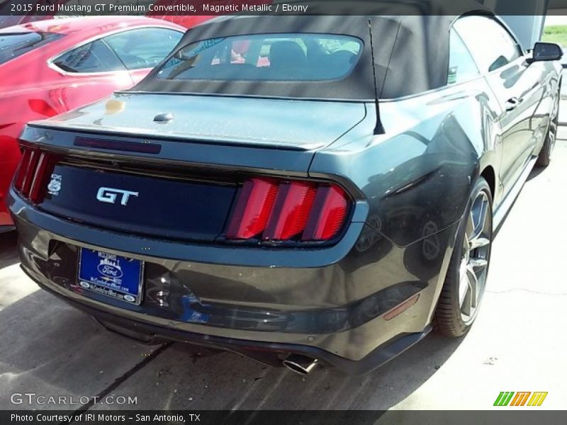 Magnetic Metallic / Ebony 2015 Ford Mustang GT Premium Convertible