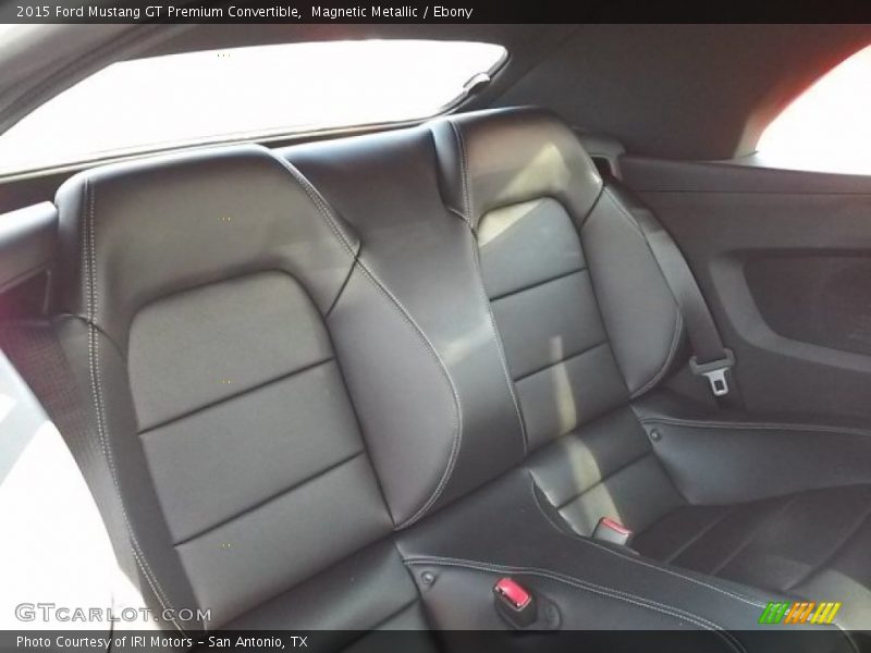 Magnetic Metallic / Ebony 2015 Ford Mustang GT Premium Convertible