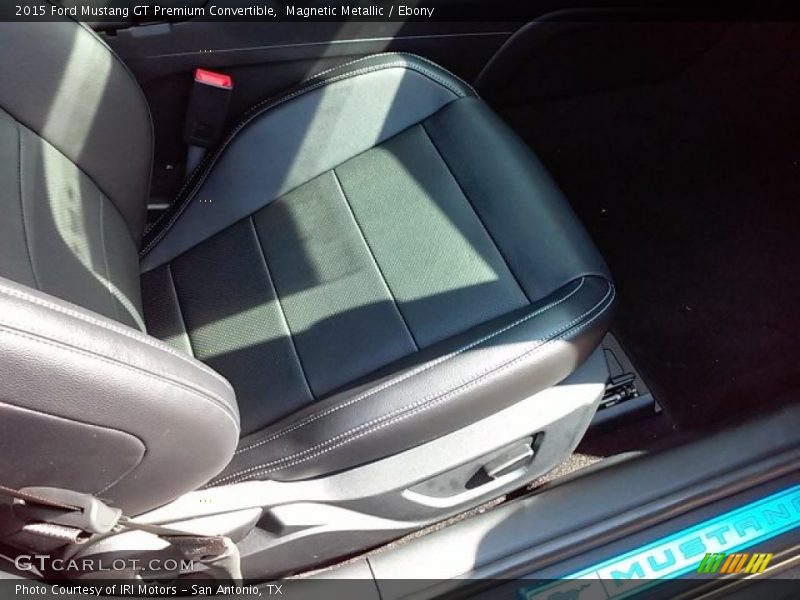 Magnetic Metallic / Ebony 2015 Ford Mustang GT Premium Convertible