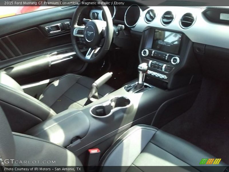 Magnetic Metallic / Ebony 2015 Ford Mustang GT Premium Convertible