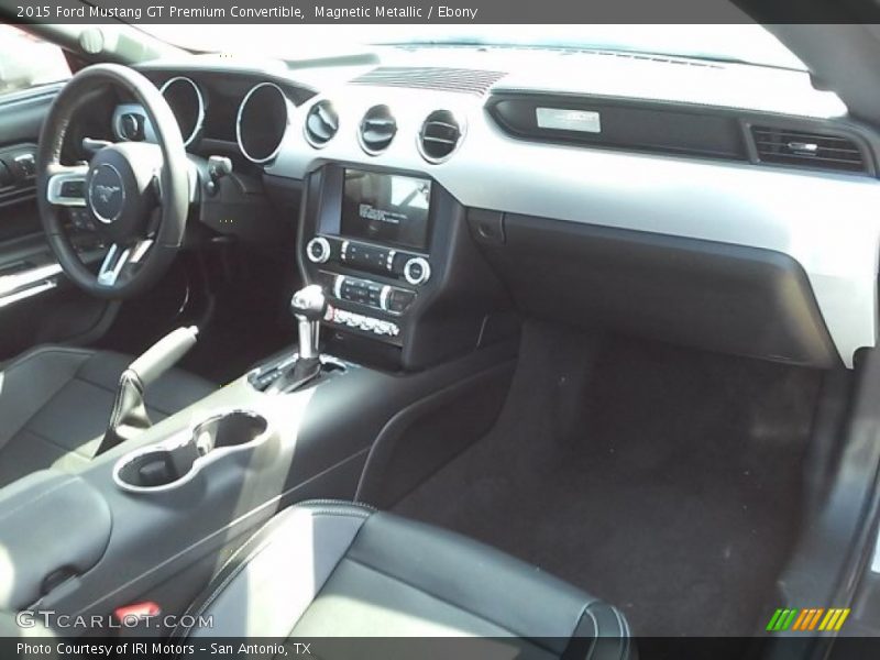 Magnetic Metallic / Ebony 2015 Ford Mustang GT Premium Convertible