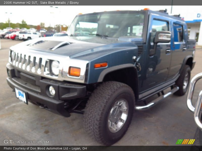 Slate Blue Metallic / Ebony 2006 Hummer H2 SUT