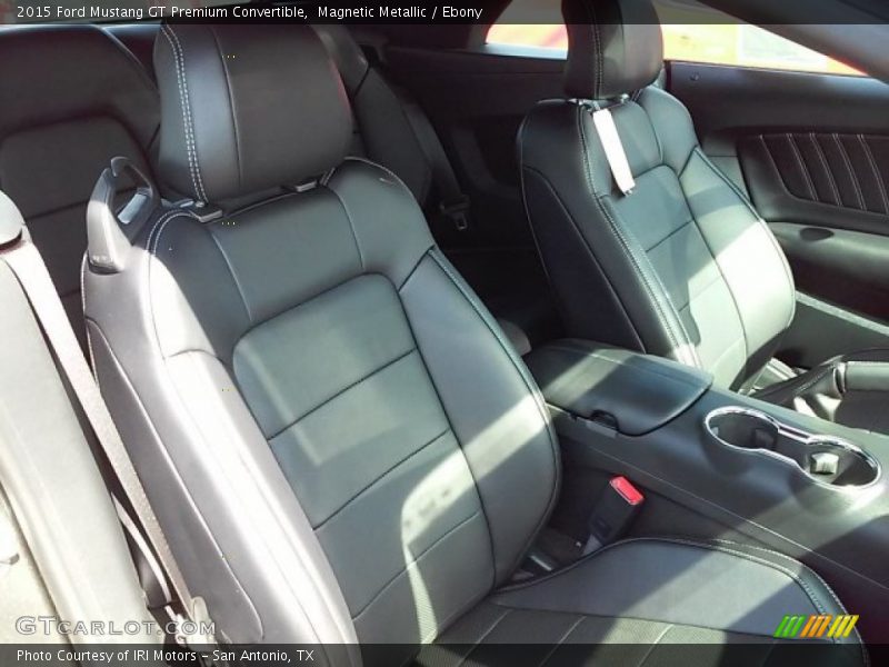 Magnetic Metallic / Ebony 2015 Ford Mustang GT Premium Convertible