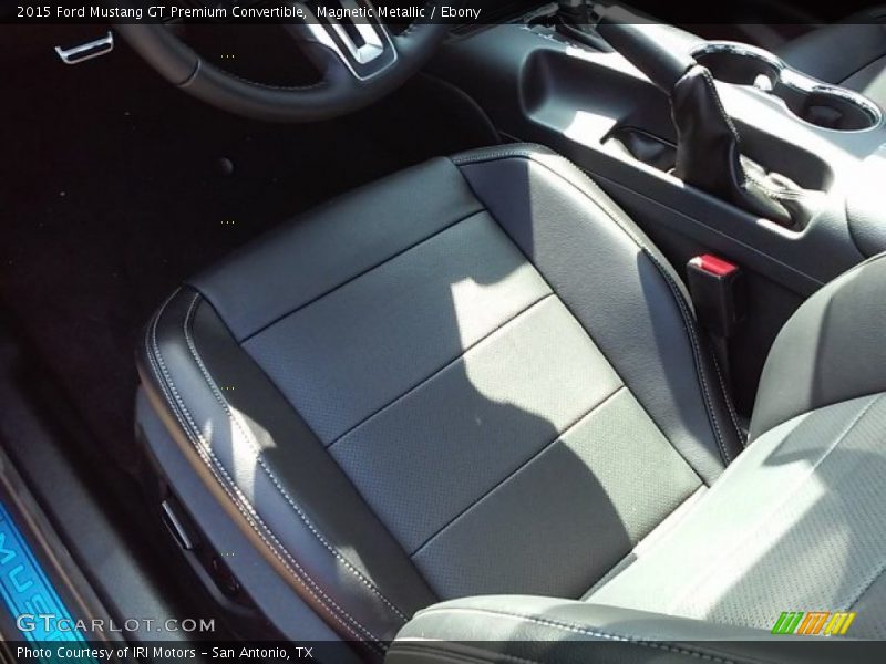 Magnetic Metallic / Ebony 2015 Ford Mustang GT Premium Convertible