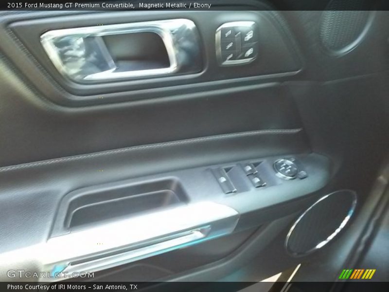 Magnetic Metallic / Ebony 2015 Ford Mustang GT Premium Convertible