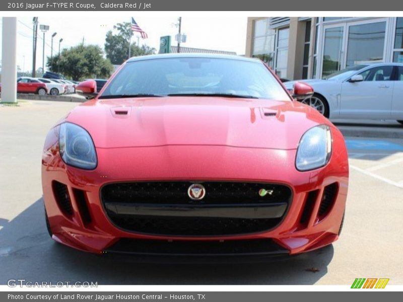Caldera Red / Jet 2016 Jaguar F-TYPE R Coupe