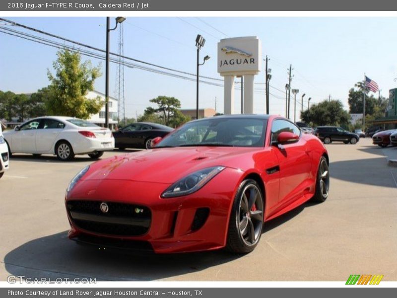 Caldera Red / Jet 2016 Jaguar F-TYPE R Coupe