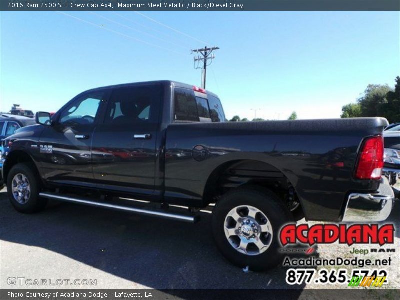 Maximum Steel Metallic / Black/Diesel Gray 2016 Ram 2500 SLT Crew Cab 4x4