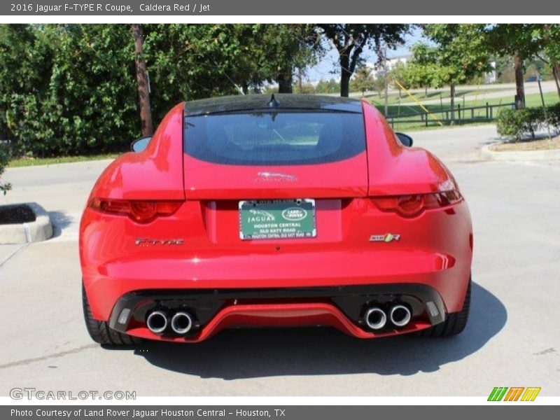 Caldera Red / Jet 2016 Jaguar F-TYPE R Coupe