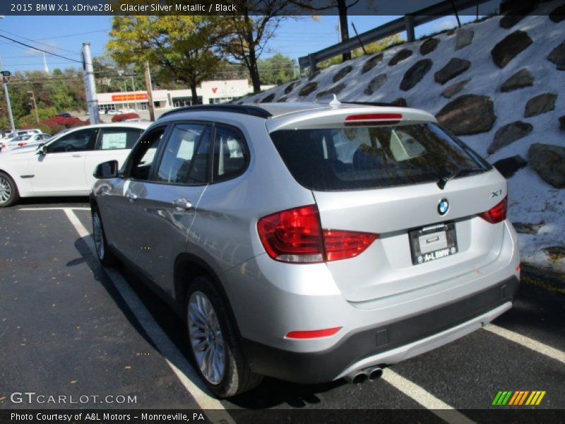 Glacier Silver Metallic / Black 2015 BMW X1 xDrive28i
