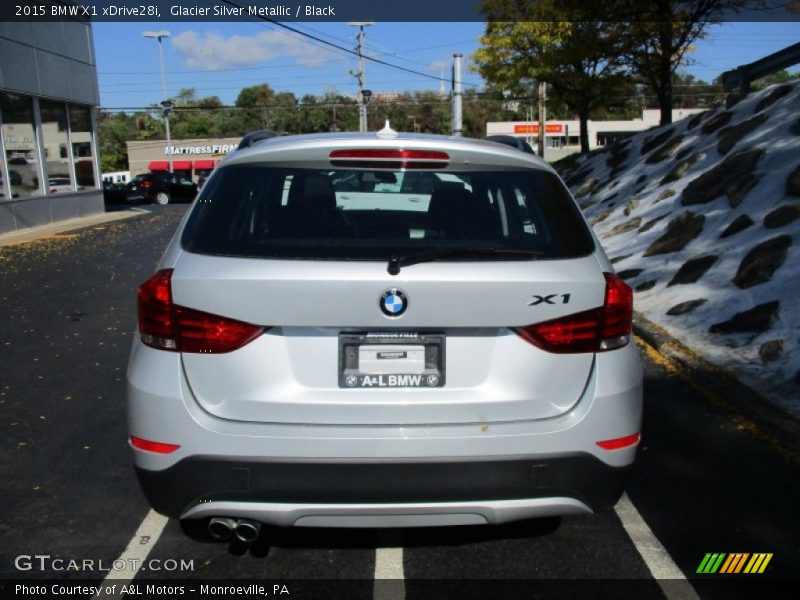 Glacier Silver Metallic / Black 2015 BMW X1 xDrive28i