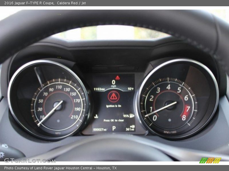  2016 F-TYPE R Coupe R Coupe Gauges