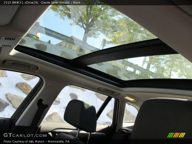 Glacier Silver Metallic / Black 2015 BMW X1 xDrive28i