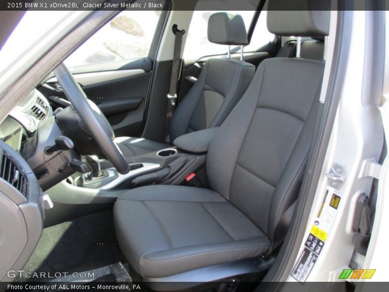 Glacier Silver Metallic / Black 2015 BMW X1 xDrive28i
