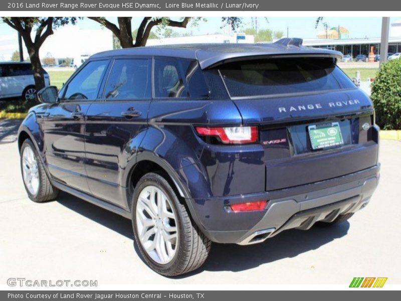 Loire Blue Metalllic / Lunar/Ivory 2016 Land Rover Range Rover Evoque HSE Dynamic