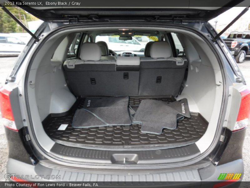 Ebony Black / Gray 2013 Kia Sorento LX