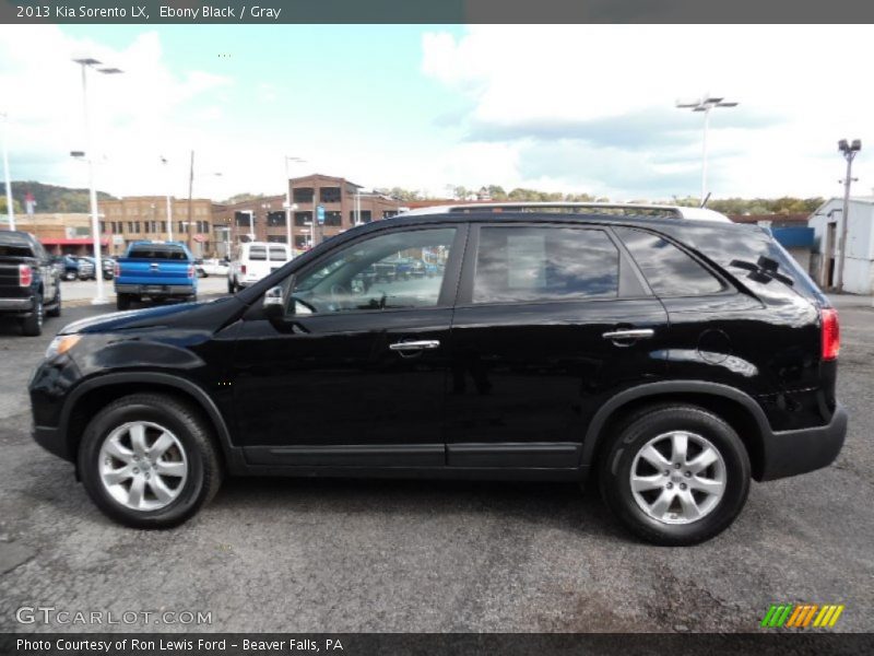 Ebony Black / Gray 2013 Kia Sorento LX